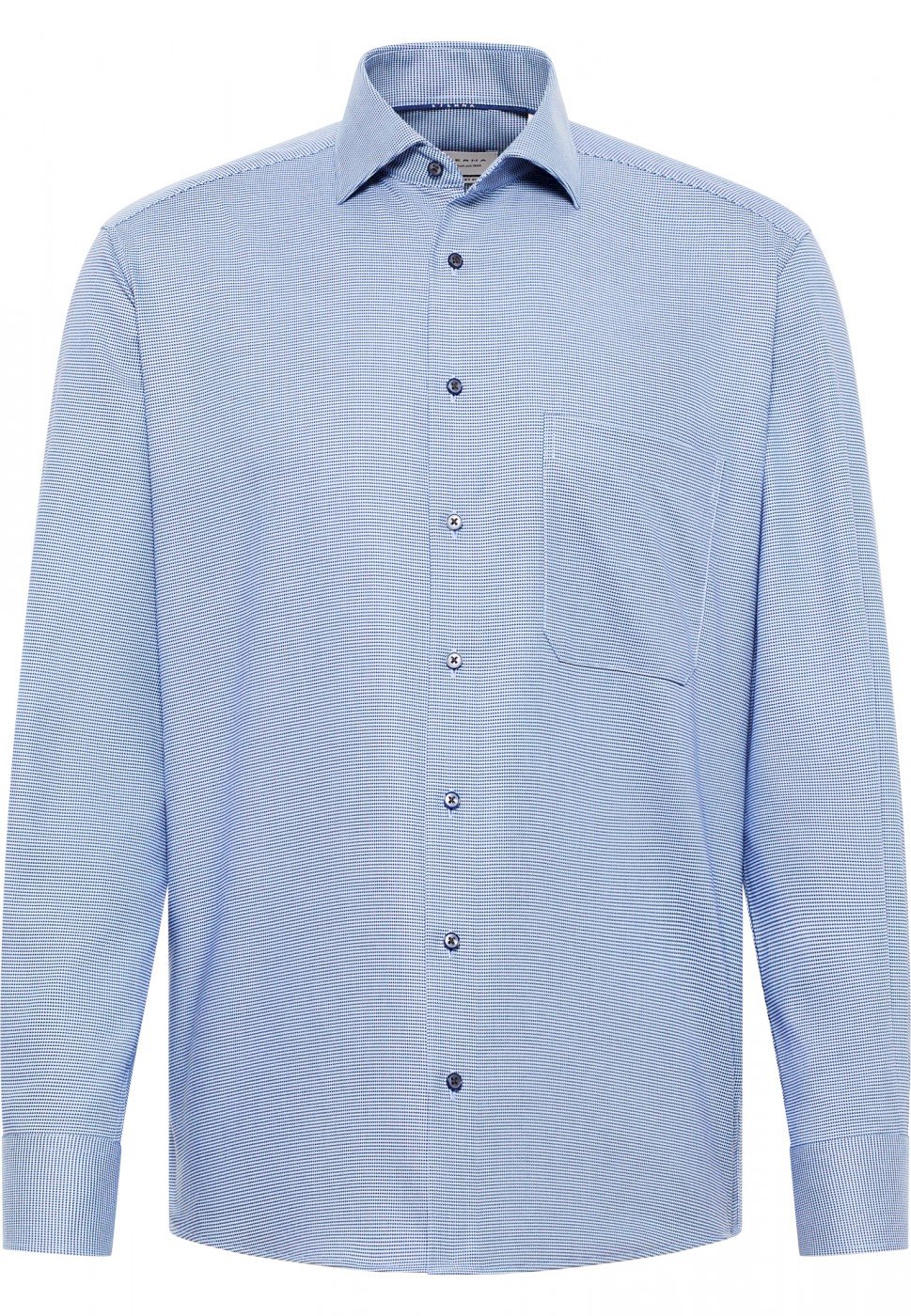 Regular Fit Long-sleeved resort shirt - Black - Men | H&M IN