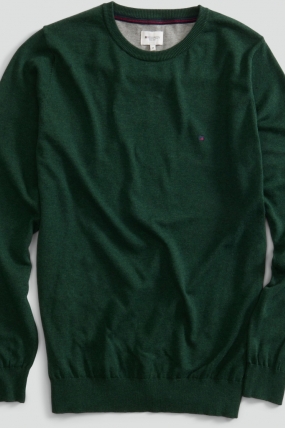 O-Neck Pullover - Mørk Grøn