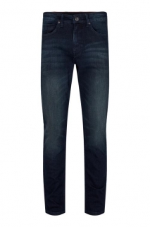 Modern Fit Jeans - Mørk Blå