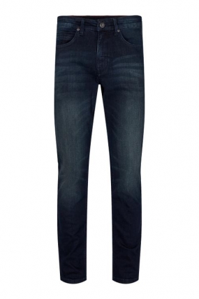 Modern Fit Jeans - Mørk Blå